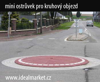 mini ostrvek pro kruhov objezdy, www.idealmarket.cz