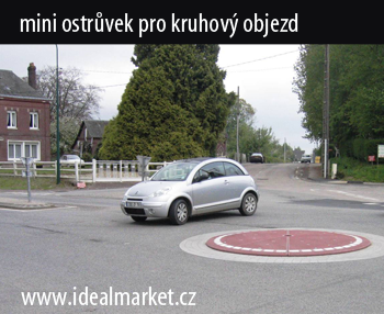 mini ostrvek pro kruhov objezd, www.idealmarket.cz